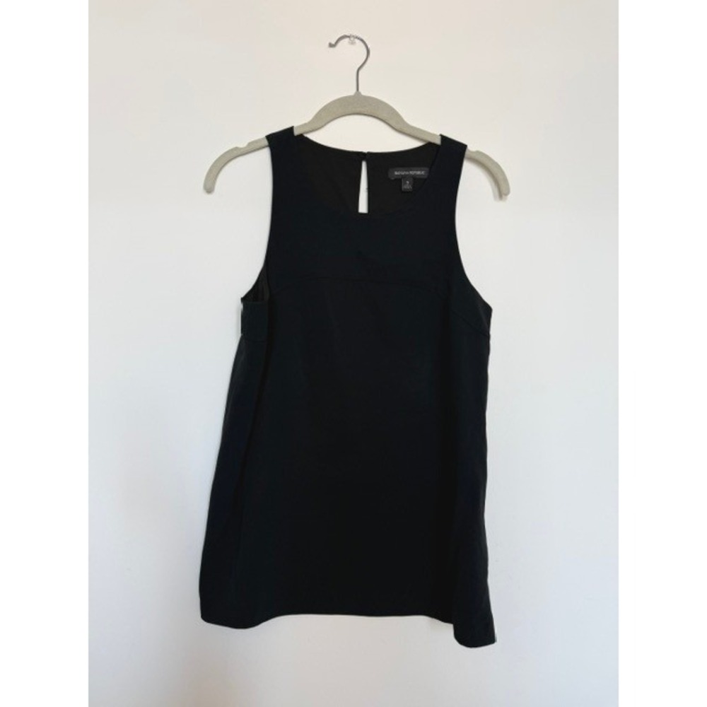 Banana Republic Black Sleeveless Tank Top Women's Size Small | A-Line Blouse